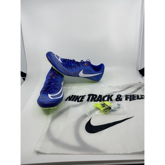 Nike Zoom Ja Fly 4 Racer Blue Track Sprint Spikes DR2741-400 Mens size 10.5 - Picture 1 of 6